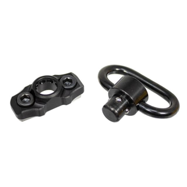 Fortis Manufacturing Quick Detach Sling Mount w/QD Swivel M-LOK Black
