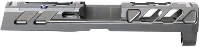 Fostech Drone Predator Lightweight F1 320C Stripped Slide w/ Dual Cut Optic Pattern Egf Grip Cuts Includes Optic Cut Coverplate And Coverplate Screw