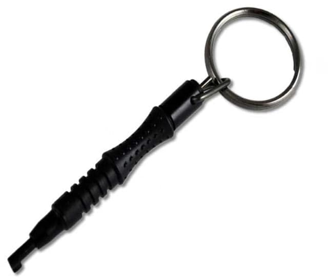 Fury Tactical Ez-Grip Handcuff Key Key Ring Carbon Steel Tip