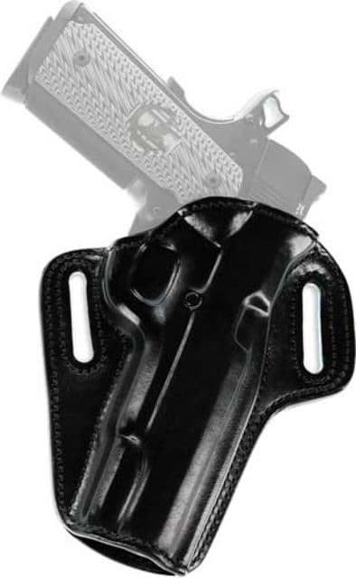 Galco Concealable Belt Leather Holster for Kimber 5 inch 1911 w/ Rail Black Right Hand