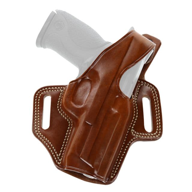 Galco Fletch High Ride Belt Holster FN 503/Ruger MAX-9/Smith & Wesson M&P 40 Shield w/ Red Dot Right Plain Tan