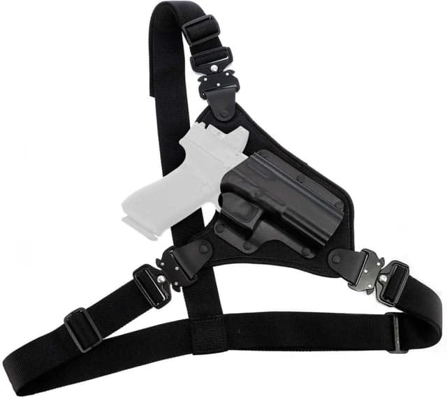 Galco High Ready Chest Holster Glock 48 No Rail Glock 48 Mos No Red Dot Glock 48 Mos W/Red Dot Glock 48 W/Wo Red Dot No Rail Right Hand Black