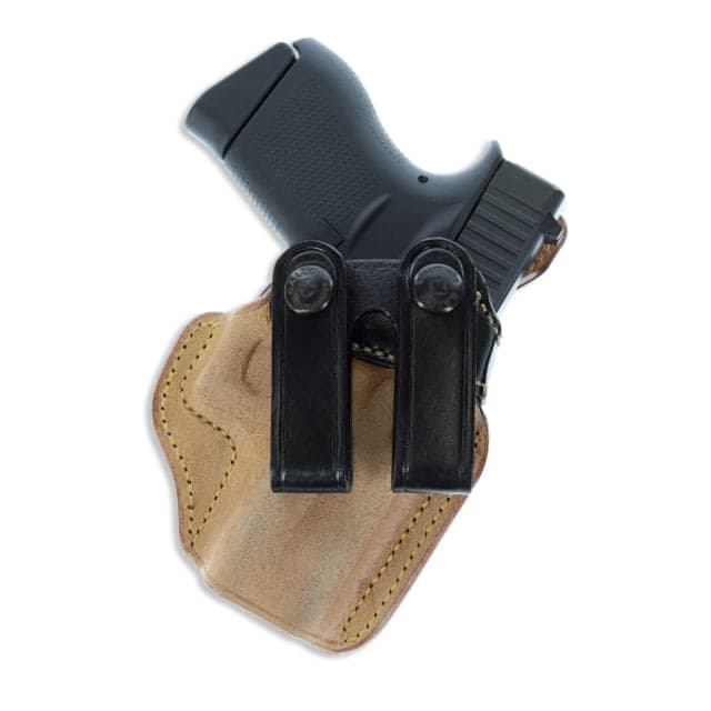 Galco Royal Guard 2.0 Leather IWB Holster Glock 43/ 43X MOS/ 43X w/wo Red Dot Right Hand Rough Out Horsehide Black