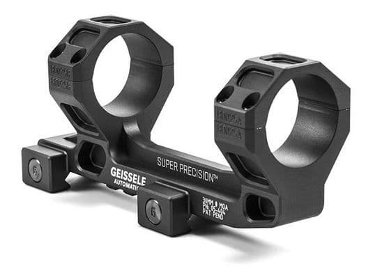 Geissele Geissele AR-15/M4 Super Precision Scope Mount 30 mm Tube 0 MOA Standard Type 3 Anodized Black