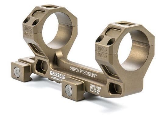 Geissele Geissele AR-15/M4 Super Precision Scope Mount 30 mm Tube 0 MOA Standard Type 3 Anodized DDC