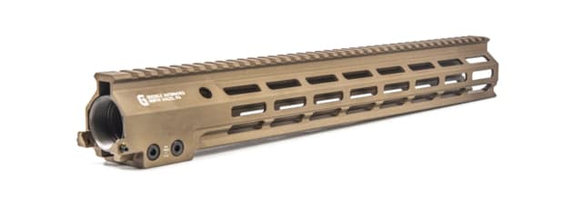 Geissele Super Modular Rail MK18 M-Lok Arca-Swiss 16in Desert Dirt Color