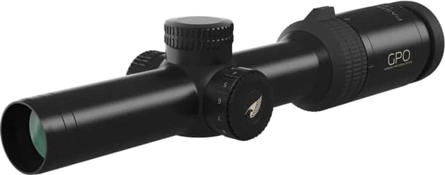 German Precision Optics Gpotac 6x Lpvo Rifle Scope 1-6x24mm 30mm Tube Ffp Hsi-Cqb Reticle Black Matte