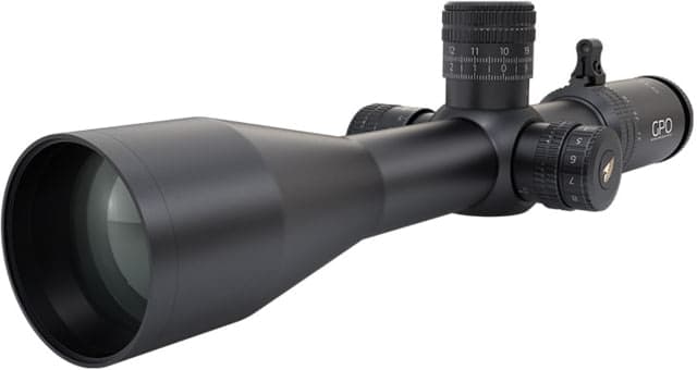 German Precision Optics GPOTAC 6X Rifle Scope 4.5-27x50mm 34mm Tube FFP PLRi Reticle Black Matte