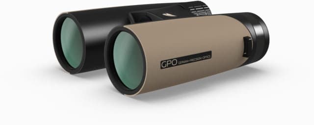 German Precision Optics PASSION ED 10x42mm Schmidt-Pechan Prism Binocular Desert Sand