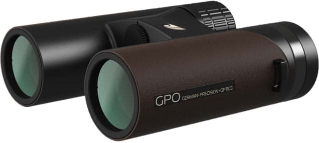 German Precision Optics PASSION ED 8x32mm Schmidt-Pechan Prism Binocular Rubber Armor Dark Brown Earth