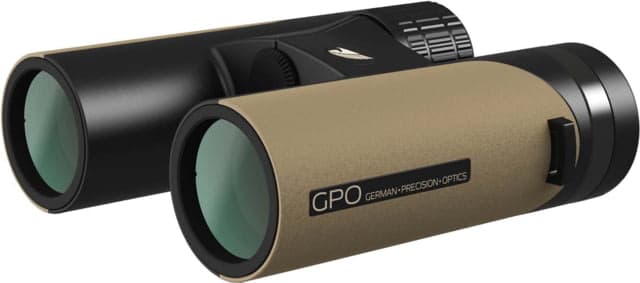 German Precision Optics PASSION ED 8x32mm Schmidt-Pechan Prism Binocular Rubber Armor Desert Sand