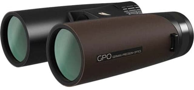 German Precision Optics PASSION ED 8x42mm Schmidt-Pechan Prism Binocular Rubber Armor Dark Brown Earth