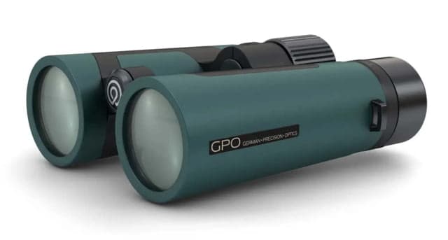 German Precision Optics Polariz 10x42mm Roof Binocular Bundle Black/Green