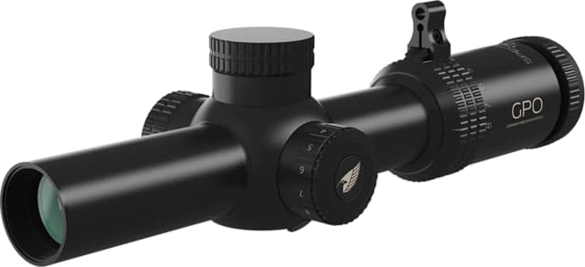 German Precision Optics SPECTRA 8X LPVO Rifle Scope 1-8x24mm 30mm Tube SFP G4i Reticle Black Matte
