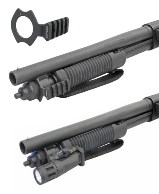 GG&G Mossberg 590 Shockwave Flashlight Mount 12Ga Black
