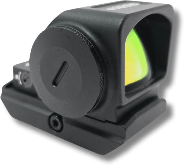 Gideon Optics Granite MOS Competition 1x 28.33x22.5mm Reflex Red Dot Sight 8 MOA Green Dot Reticle Black