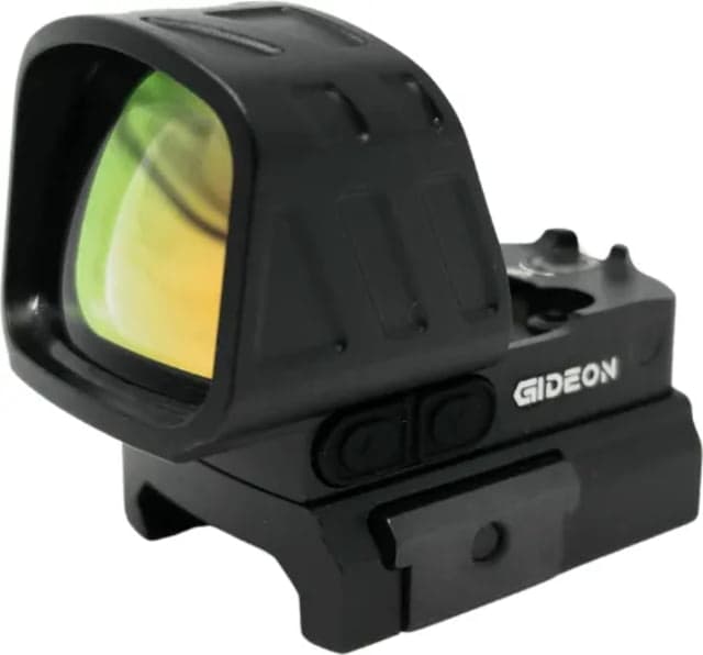 Gideon Optics Judge XL Reflex Red Dot Sight 1x22.5x28mm Green 3 MOA Dot Black