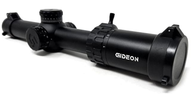 Gideon Optics Guardian 1-8x24mm LPVO 30mm Tube Rifle Scope First Focal Plane Christmas Tree Reticle Black