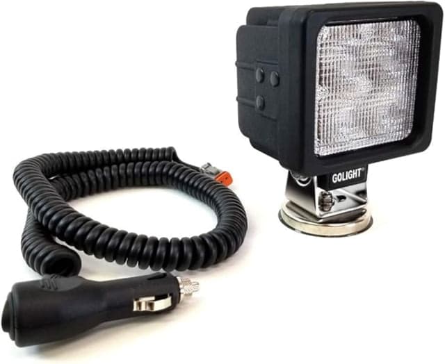 GoLight GXL Work Light Series LED Flood Light Portable Mount Black