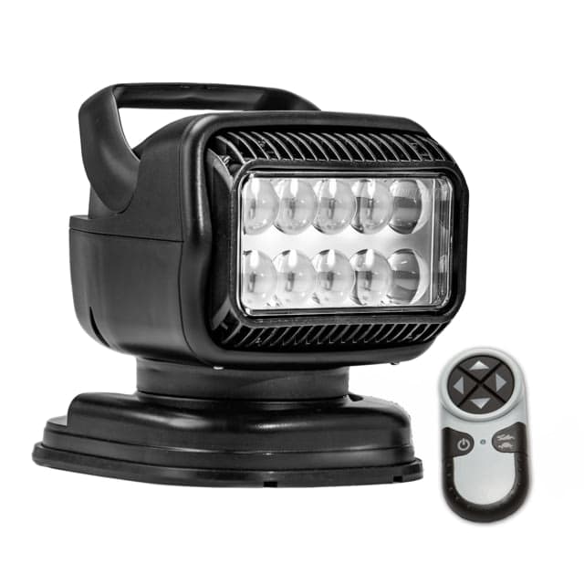 GoLight Radioray GT Series LED Portable Mount w/ Handheld Remote Magnetic Shoe Mount Black