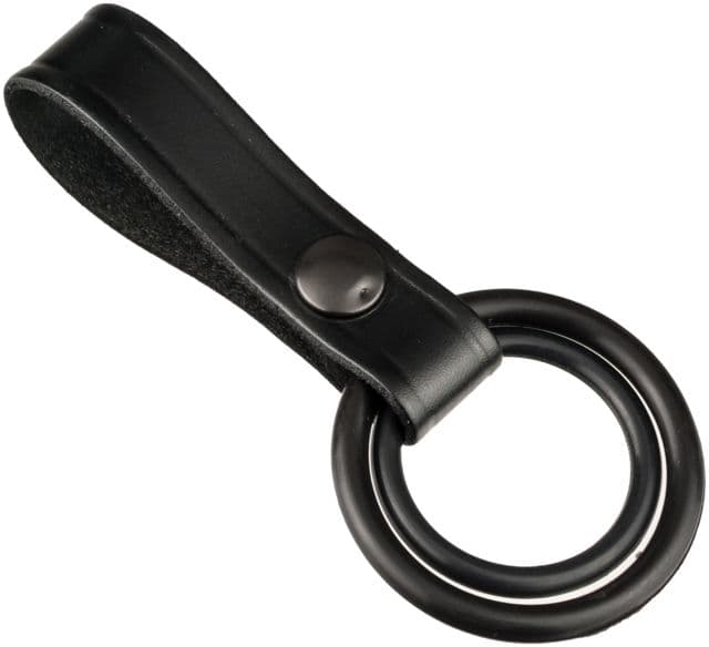 Gould & Goodrich Double Ring Flashlight Holder Black C or D Cell