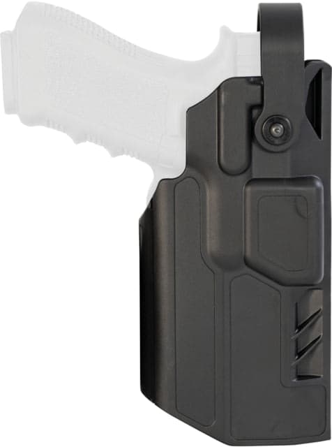 Gould & Goodrich Telr Duty Owb Belt Holster Glock 19/45 All Gens/23 Gens 3/4 Security Adj. W/Sqr Optic Right Black