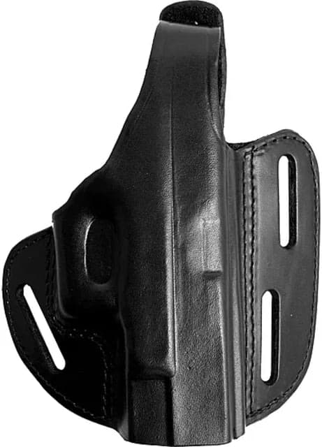 Gould & Goodrich Three Slot Pancake Concealment OWB Belt Holster SIG Sauer P229 DAK w/ Rail Left Hand Black