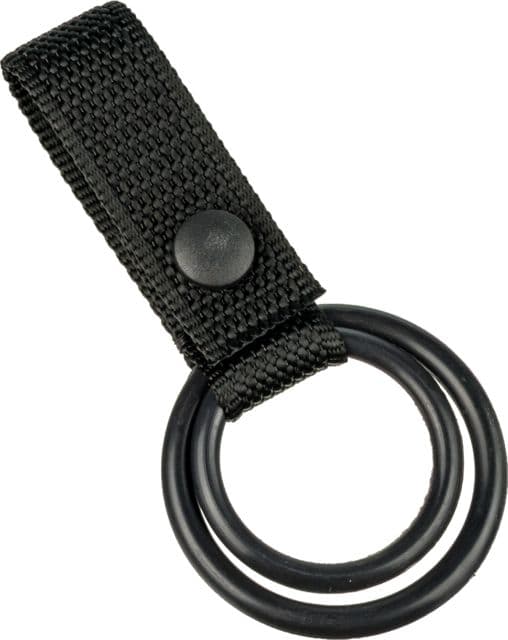 Gould & Goodrich DuraWeb Nylon Double Ring Flashlight Holder Black C or D Cell