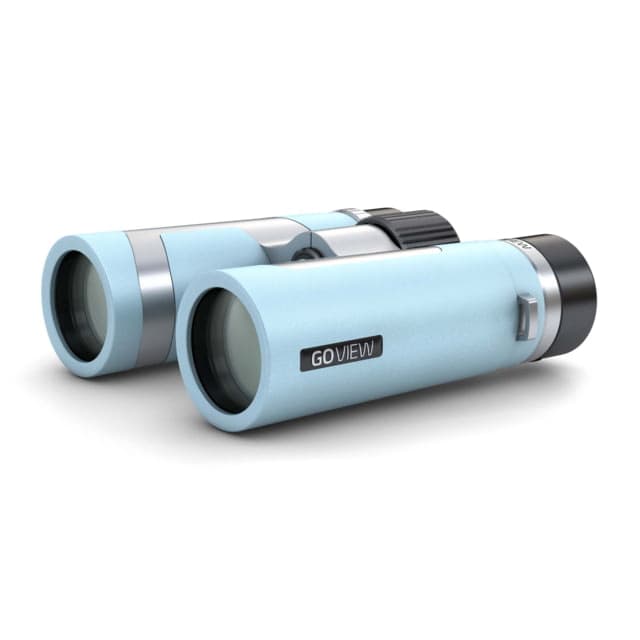 GoView ZOOMR 10x34mm Roof Prism Binoculars Miami Blue