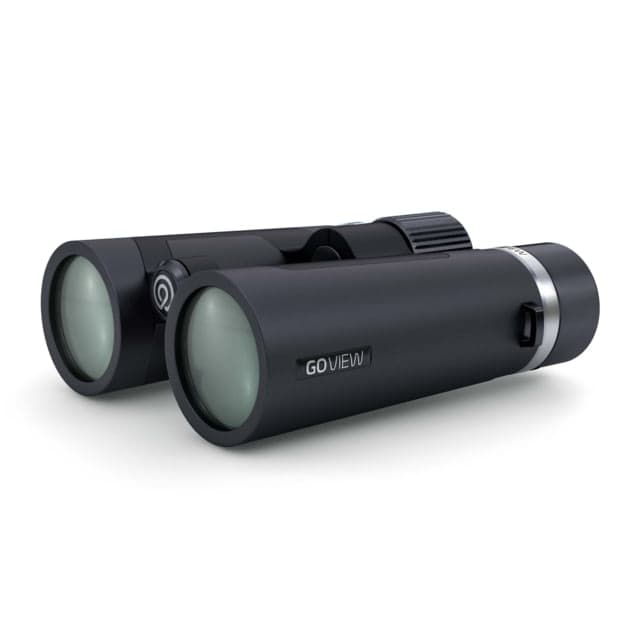 GoView ZOOMR 10x42mm Roof Prism Binoculars Phantom Black