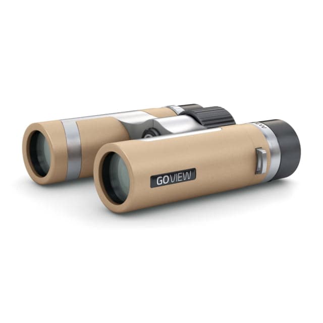GoView ZOOMR 8x26mm Roof Prism Binoculars Light Brown