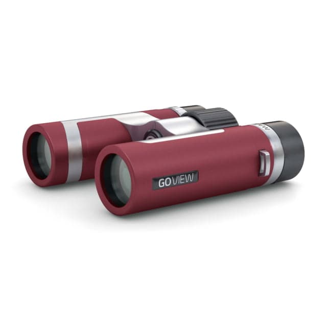 GoView ZOOMR 8x26mm Roof Prism Binoculars Ruby Red