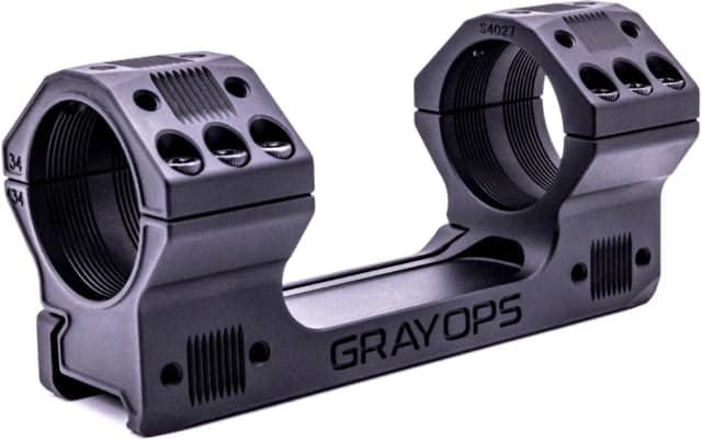 Gray Ops CNC 20 MOA Base Precision Riflescope Mount 35mm 1.260in Black