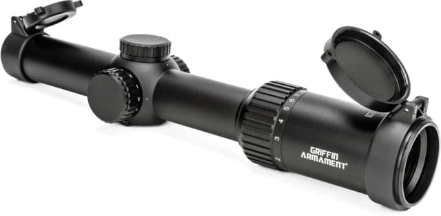 Griffin Armament Ico 1-8x28 Lpvo Rifle Scope First Focal Plane Mil Red Black