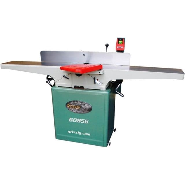 Grizzly Industrial 8in. Dovetail Jointer with Spiral Cutterhead & Mobile Base