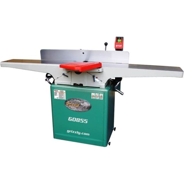 Grizzly Industrial 8in. x 72in. Dovetail Jointer with Built-in Mobile Base