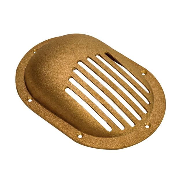 Groco Clam Shell Style Hull Strainer W/Mount Ring F/Up To 1-1/2" Thru Hull Bronze