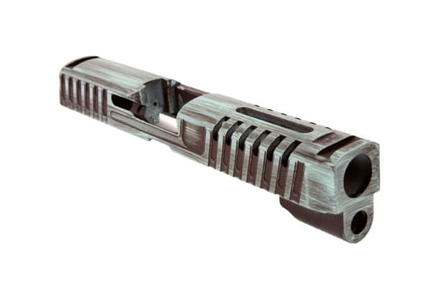 Gun Cuts Annihilator for Sig Sauer P320 Full Size/ M17 No Optic Cut Battleworn Robbins Egg Blue
