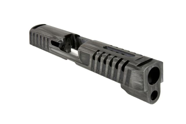 Gun Cuts Annihilator for Sig Sauer P320 Full Size/ M17 No Optic Cut Battleworn Silver