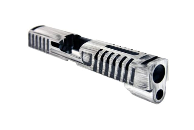 Gun Cuts Annihilator for Sig Sauer P320 Full Size/ M17 No Optic Cut Battleworn White
