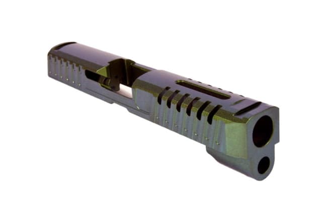 Gun Cuts Annihilator for Sig Sauer P320 Full Size/ M17 No Optic Cut Radioactive Green