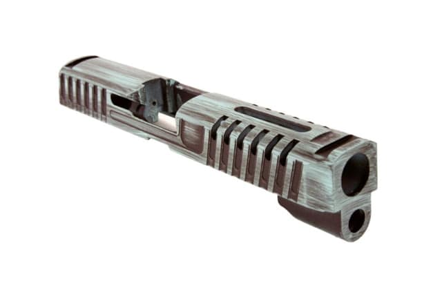 Gun Cuts Annihilator for Sig Sauer P320 Full Size/M17 Optic Cut Battleworn Robbins Egg Blue
