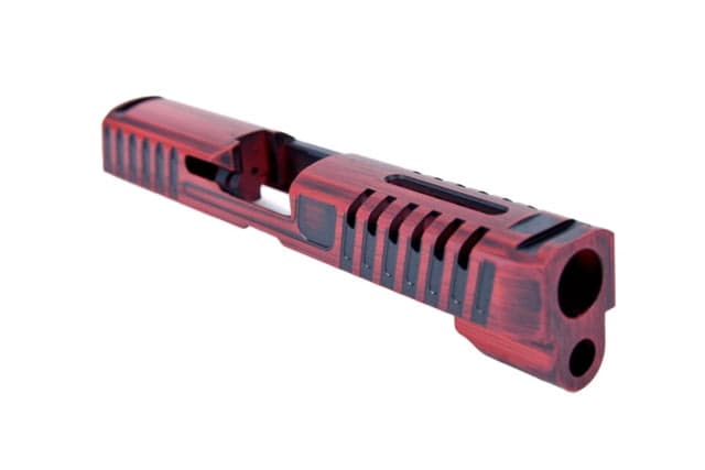 Gun Cuts Annihilator for Sig Sauer P320 Full Size/M17 Optic Cut Battleworn USMC Red