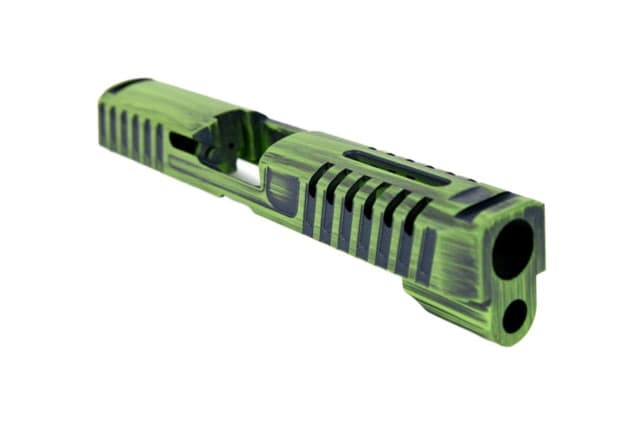 Gun Cuts Annihilator for Sig Sauer P320 Full Size/M17 Optic Cut Battleworn Zombie Green
