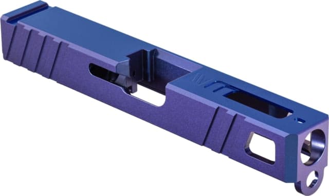 Gun Cuts Apprentice Slide for Glock 19 No Optic Cut Arctic Laser Blue