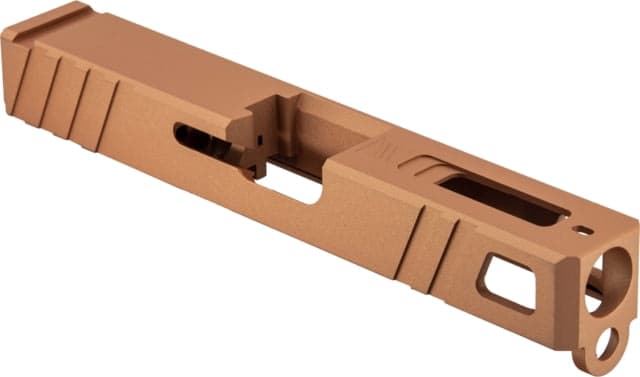 Gun Cuts Apprentice Slide for Glock 19 No Optic Cut Copper