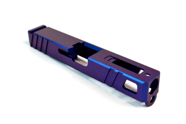 Gun Cuts Apprentice Slide for Glock 19 Optic Cut Arctic Laser Blue