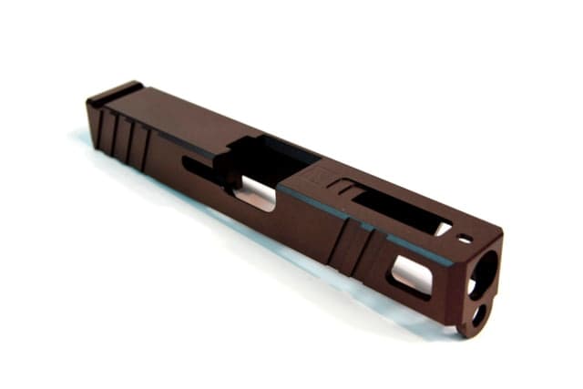 Gun Cuts Apprentice Slide for Glock 19 Optic Cut Black Cherry Bomb