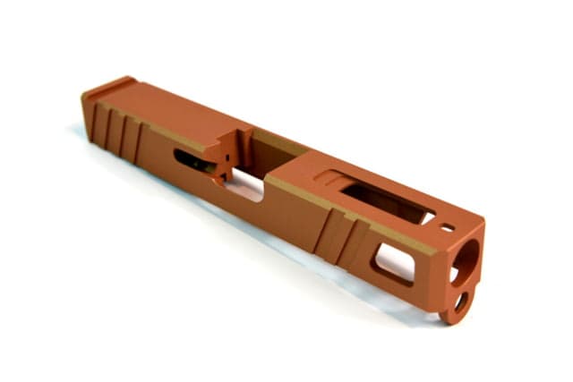 Gun Cuts Apprentice Slide for Glock 19 Optic Cut Copper