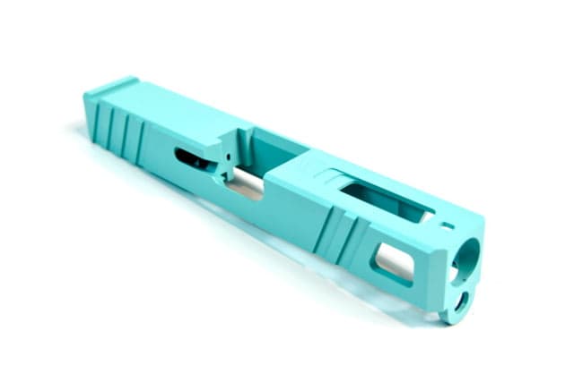 Gun Cuts Apprentice Slide for Glock 19 Optic Cut Robbins Egg Blue